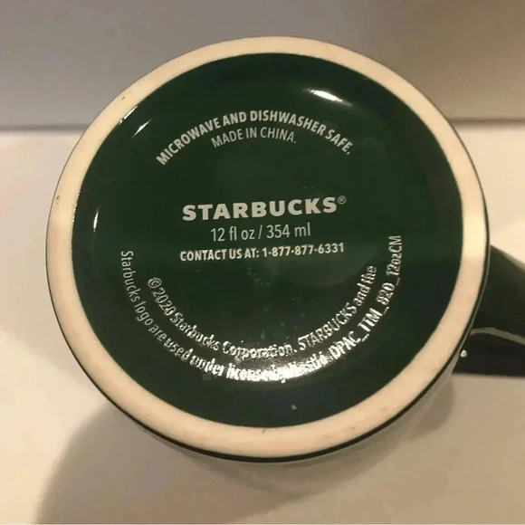 12oz Starbuck Green Mug.  Small mark as noted in last picture. - Picture 4 of 5